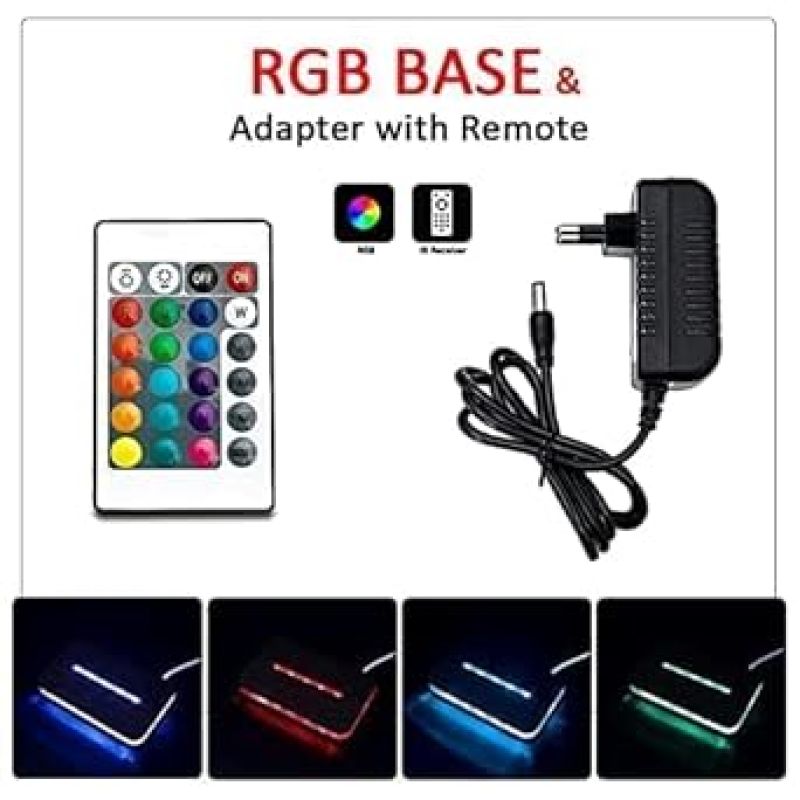 To My Husband Engraved English Quote Led Night Lamp 16 Color Changing Light with Remote Control Birthday Gift for Husband Anniversary Gift for Husband